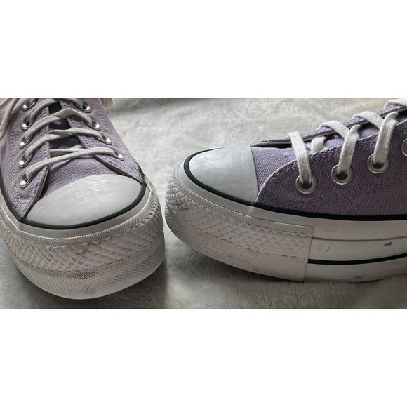Converse Chuck Taylor All Star Ox Lift sneakers in washed Lilac size 7.5 women - Picture 11 of 11